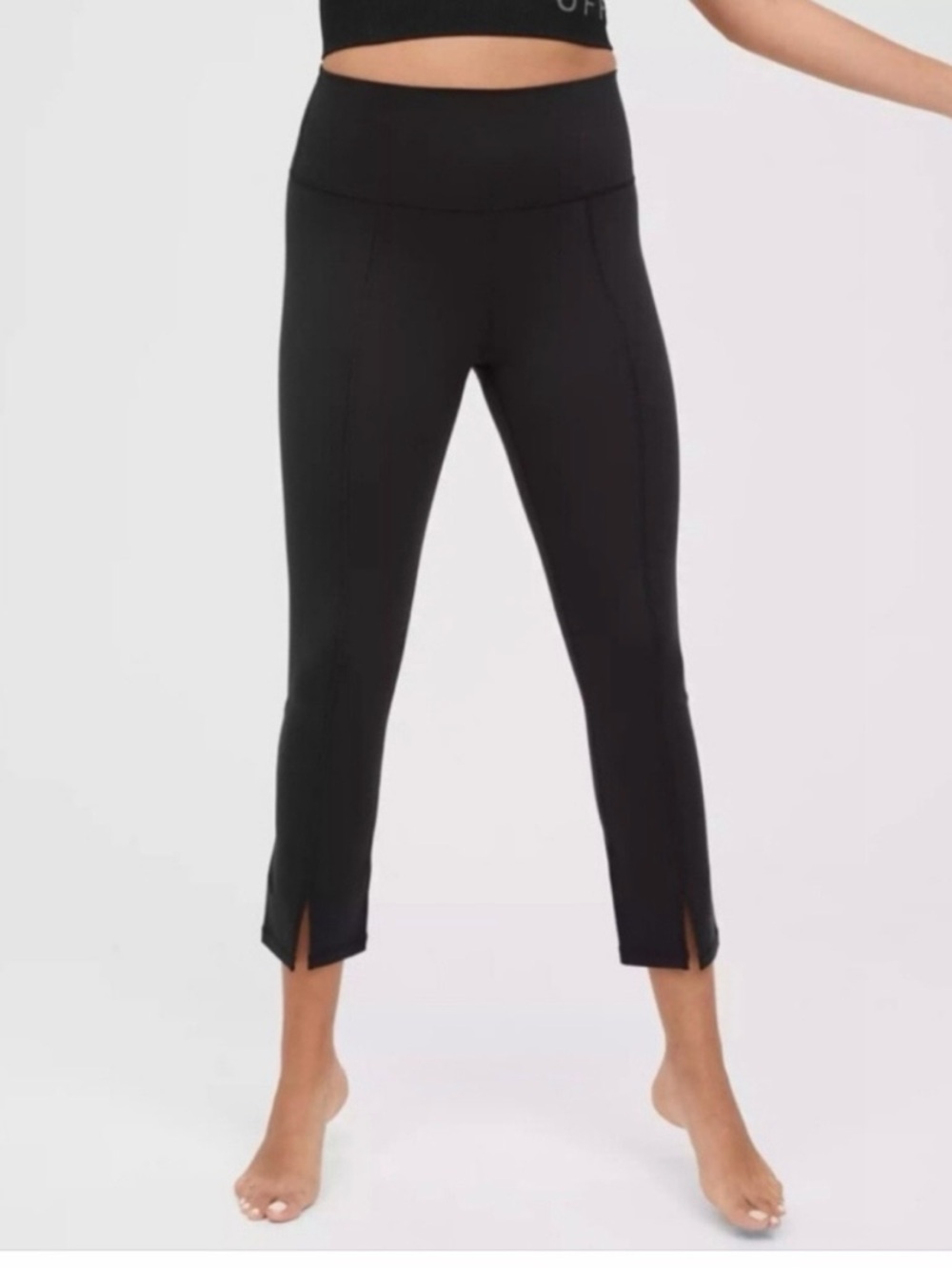 aerie Offline High-Rise Black Leggings